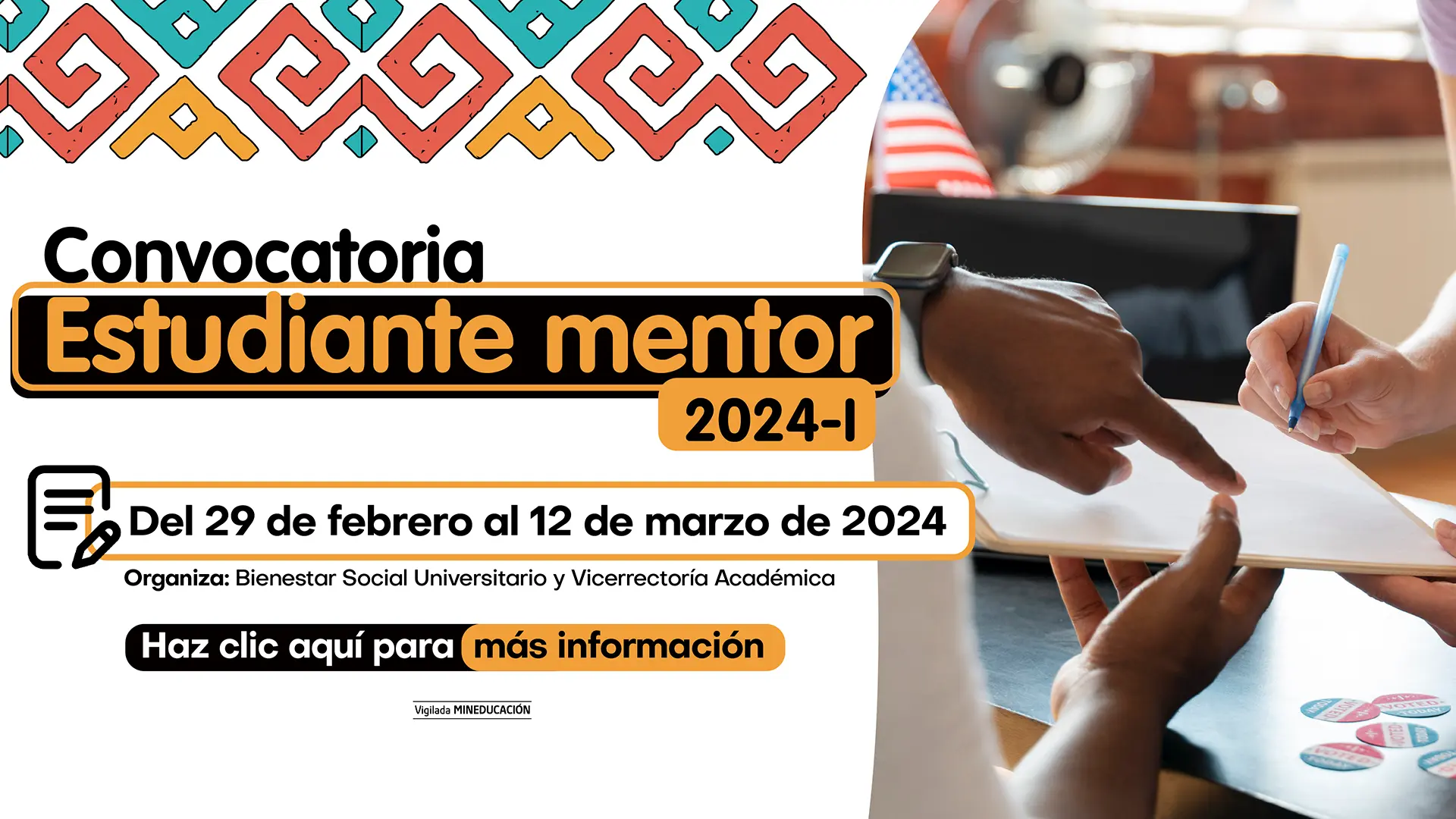 Convocatoria: Estudiante mentor