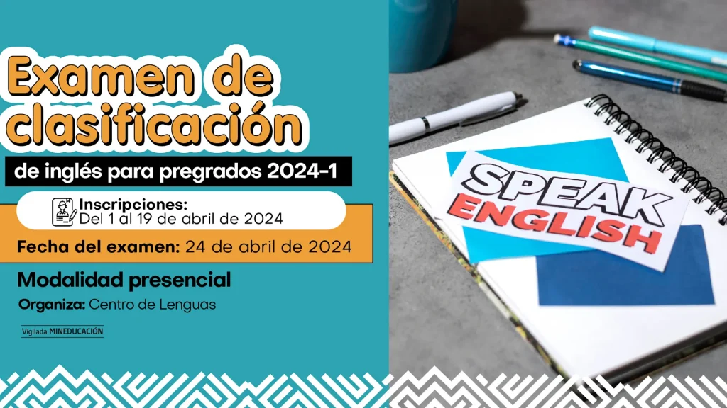 Examen de clasificación de inglés para pregrado 2024-1