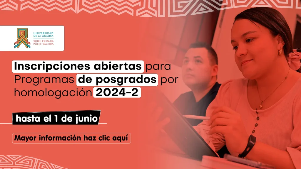 Inscripciones abiertas para programas de posgrados por homologación 2024-2