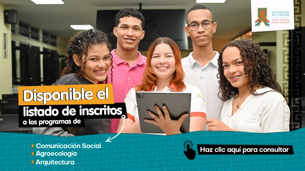 Aspirante Uniguajira, disponible listado de inscritos