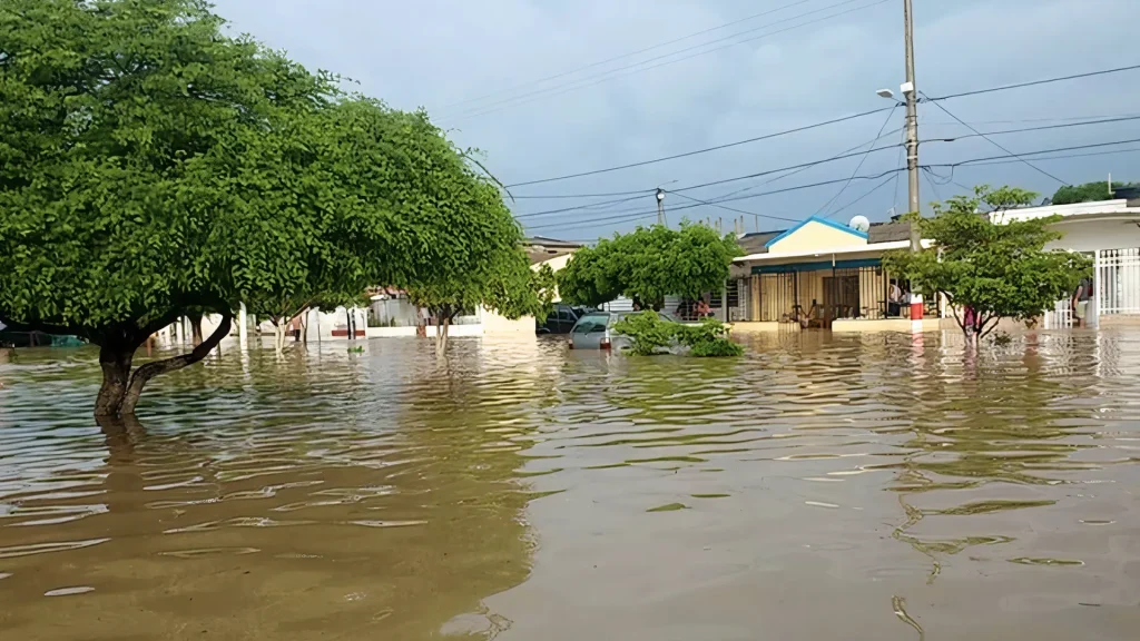 Inundaciones en Riohacha un caos recurrente en cada temporada de lluvia