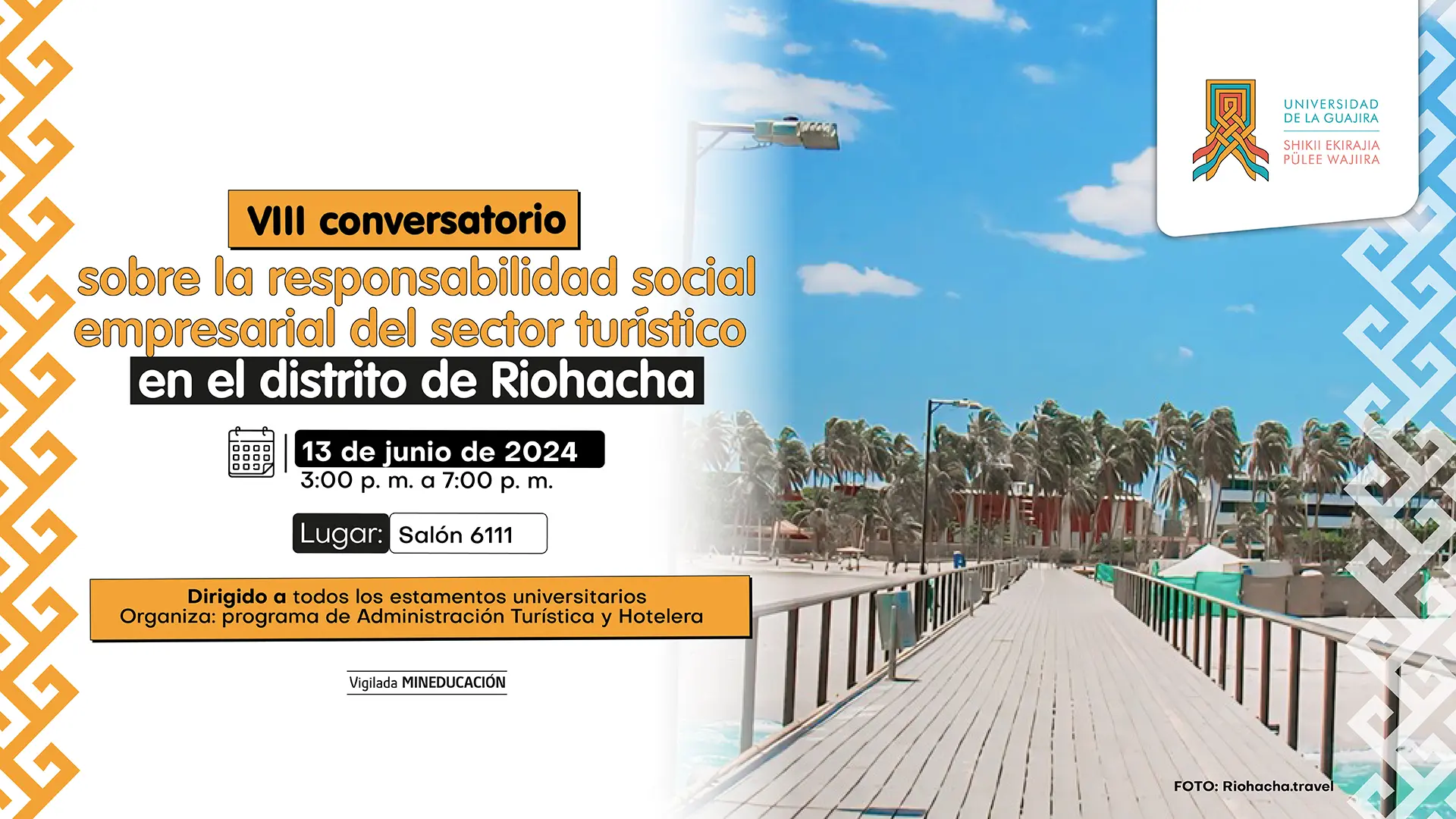VIII conversatorio sobre la responsabilidad social empresarial del sector turístico en el distrito de Riohacha