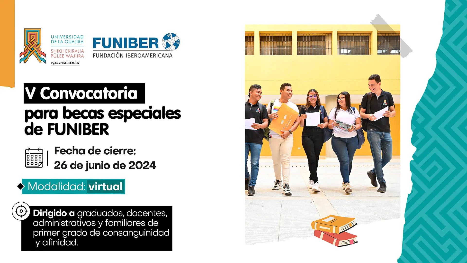 V Convocatorias de Becas de Posgrados Internacionales – Funiber 2024