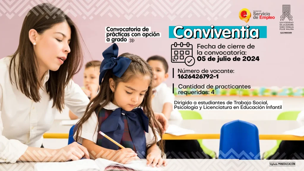 Convocatoria de Prácticas con Opción a Grado - Conviventia