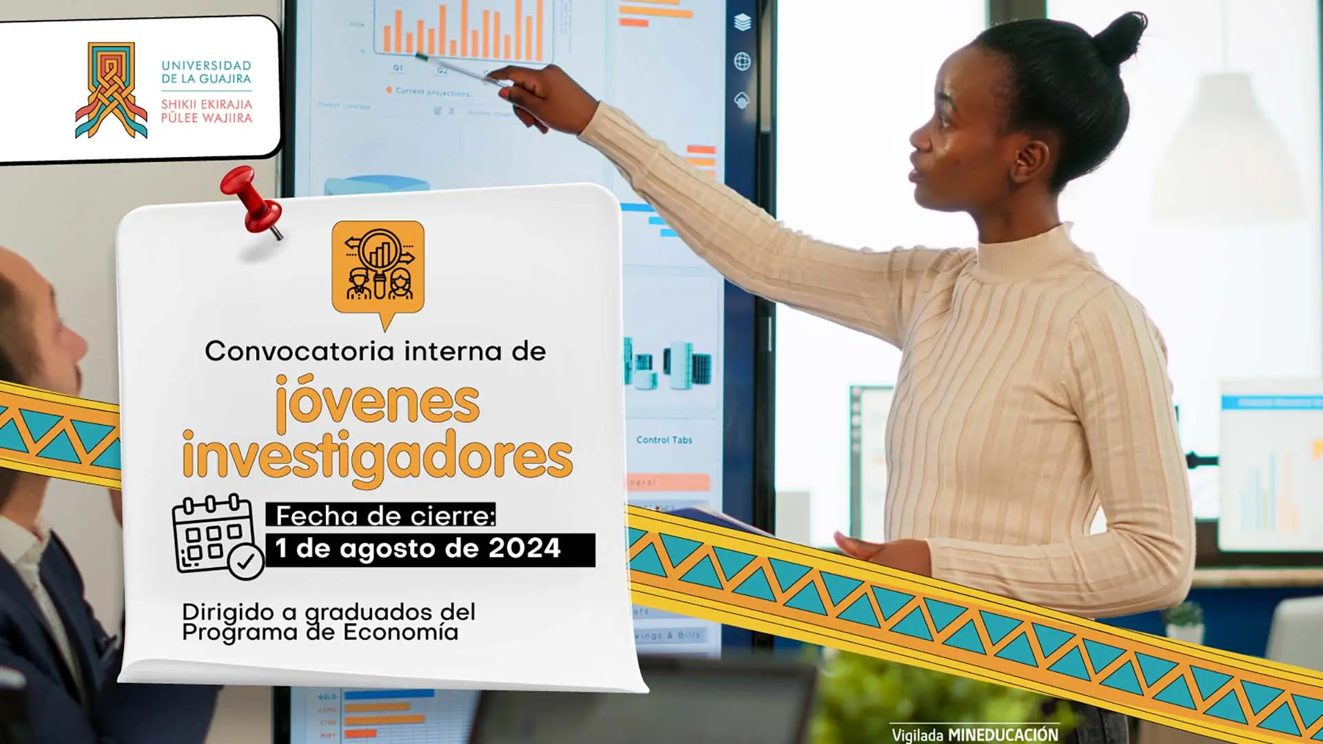 Apoyo para publicar resolución de apertura a la convocatoria interna para jóvenes investigadores del programa de economía