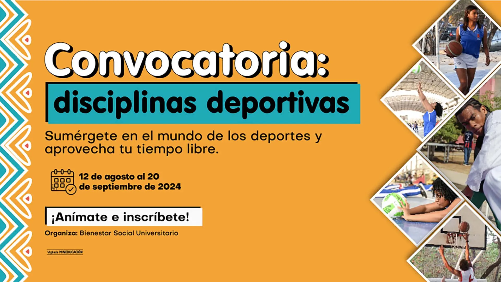 Convocatoria Disciplinas deportivas