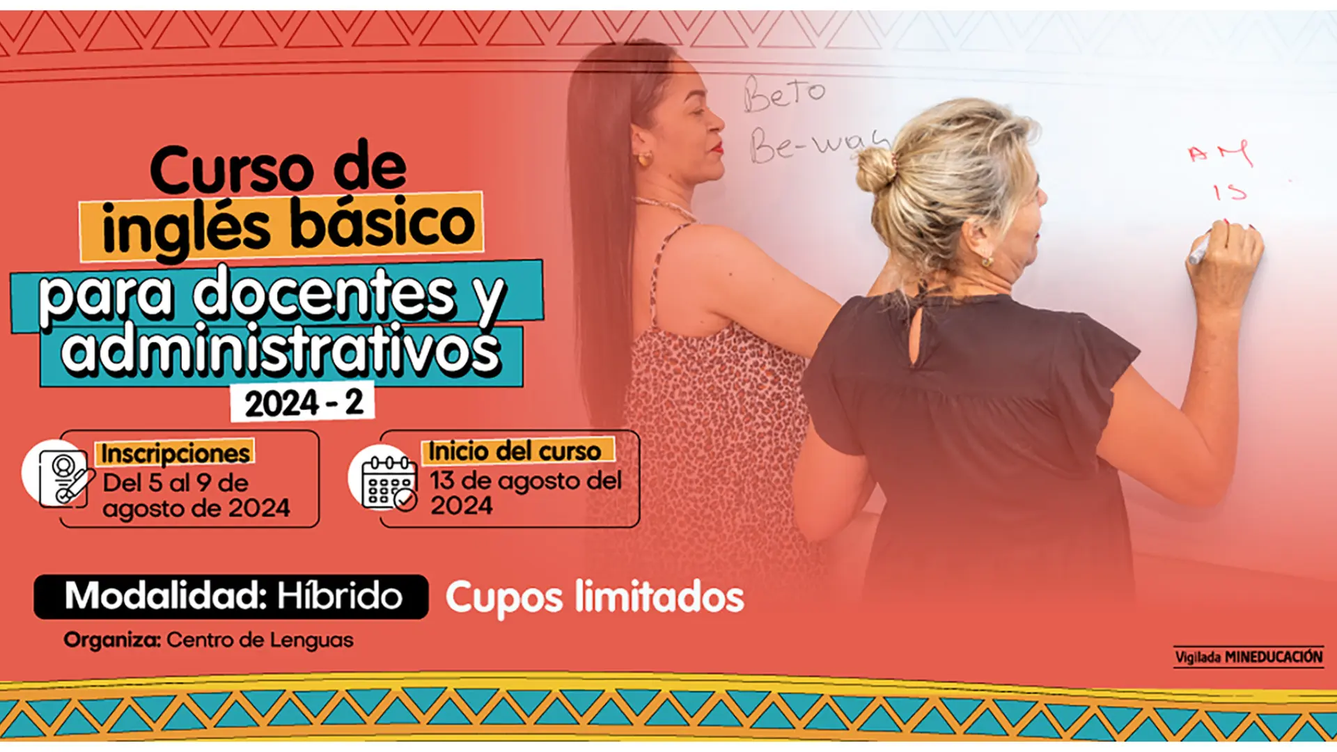Curso de inglés básico para docentes y administrativos 2024-2
