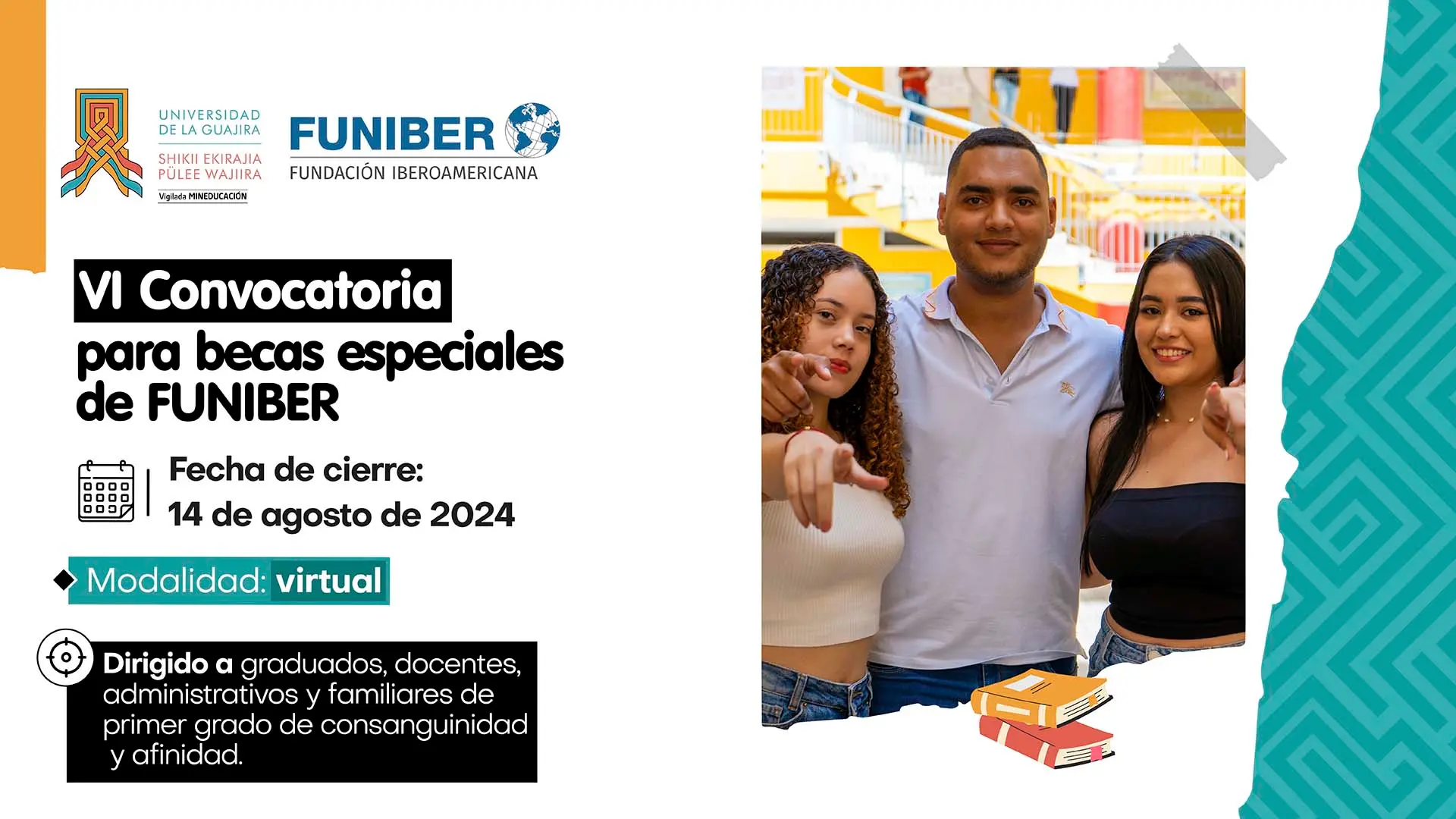 VI Convocatorias de Becas de Posgrados Internacionales – Funiber 2024