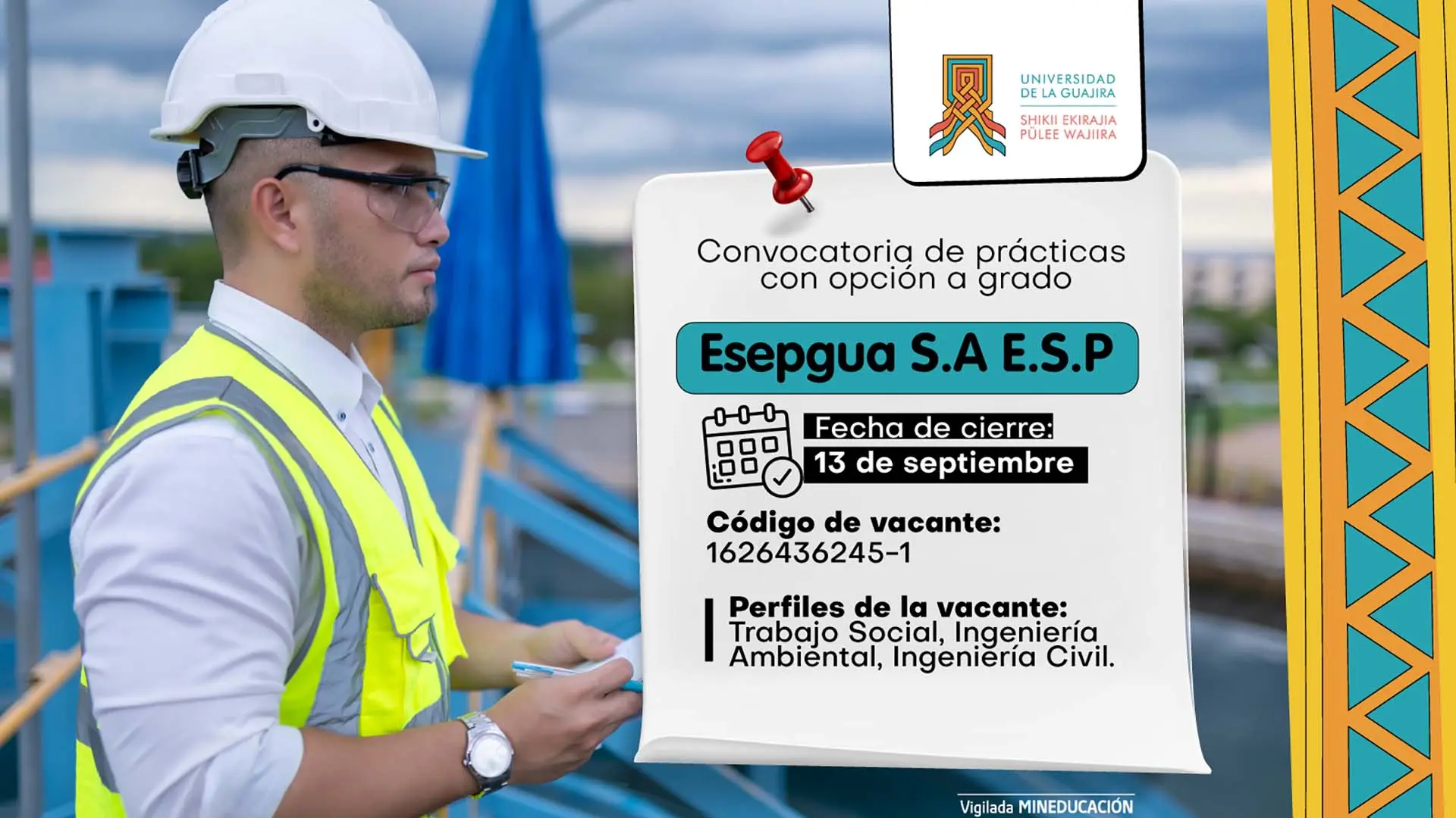 Convocatoria de Prácticas con Opción a Grado - Esepgua S.A.E.S.P