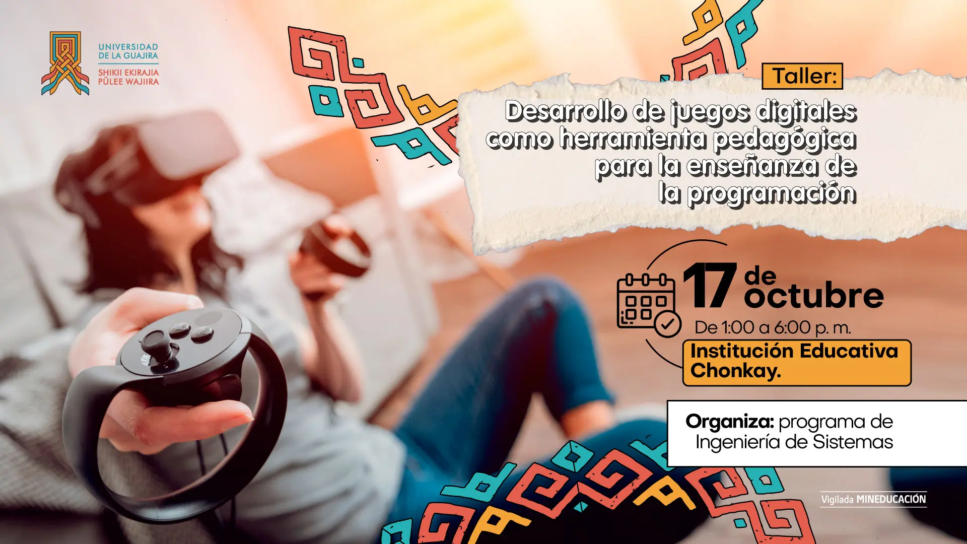 Taller: Desarrollo de juegos digitales como herramienta pedagógica para la enseñanza de la programación