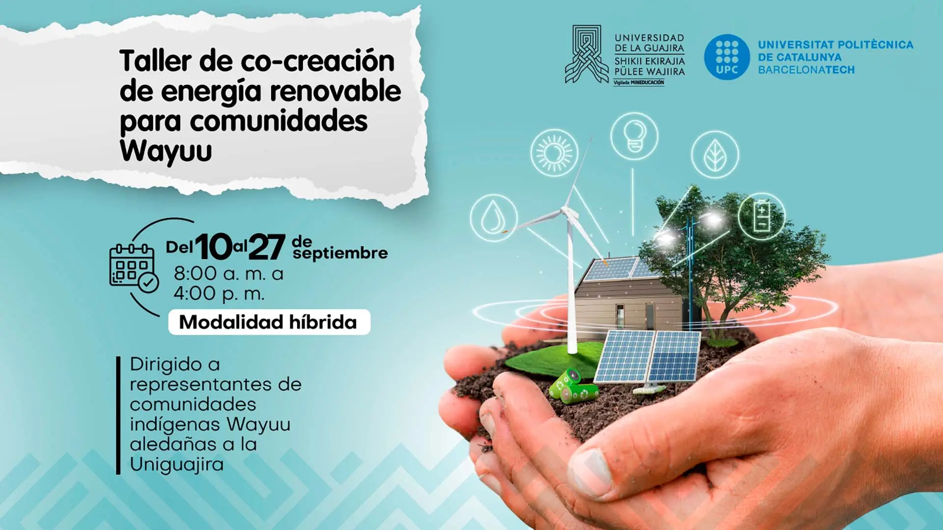 Taller de co-creación de energía renovable para comunidades Wayuu