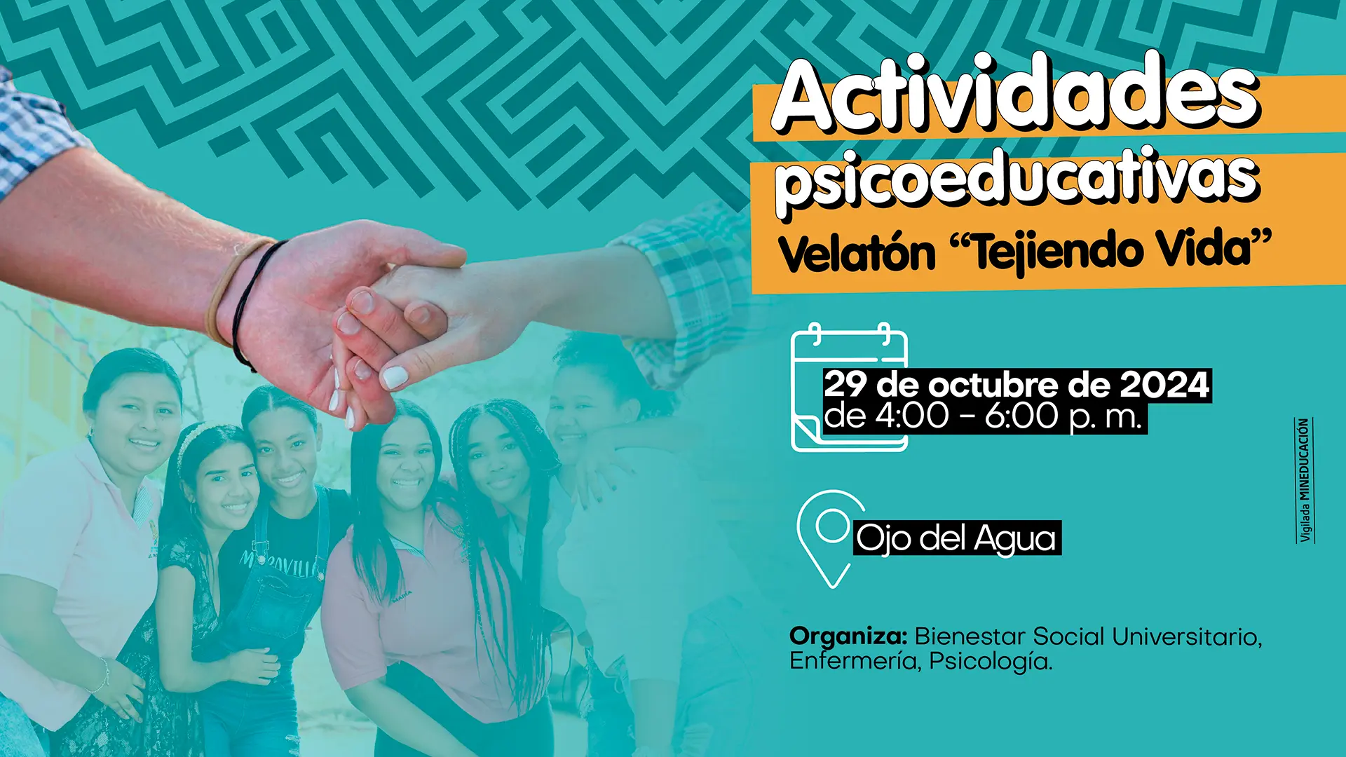 "Tu mano, mi mano, nuestras manos, todas las manos"