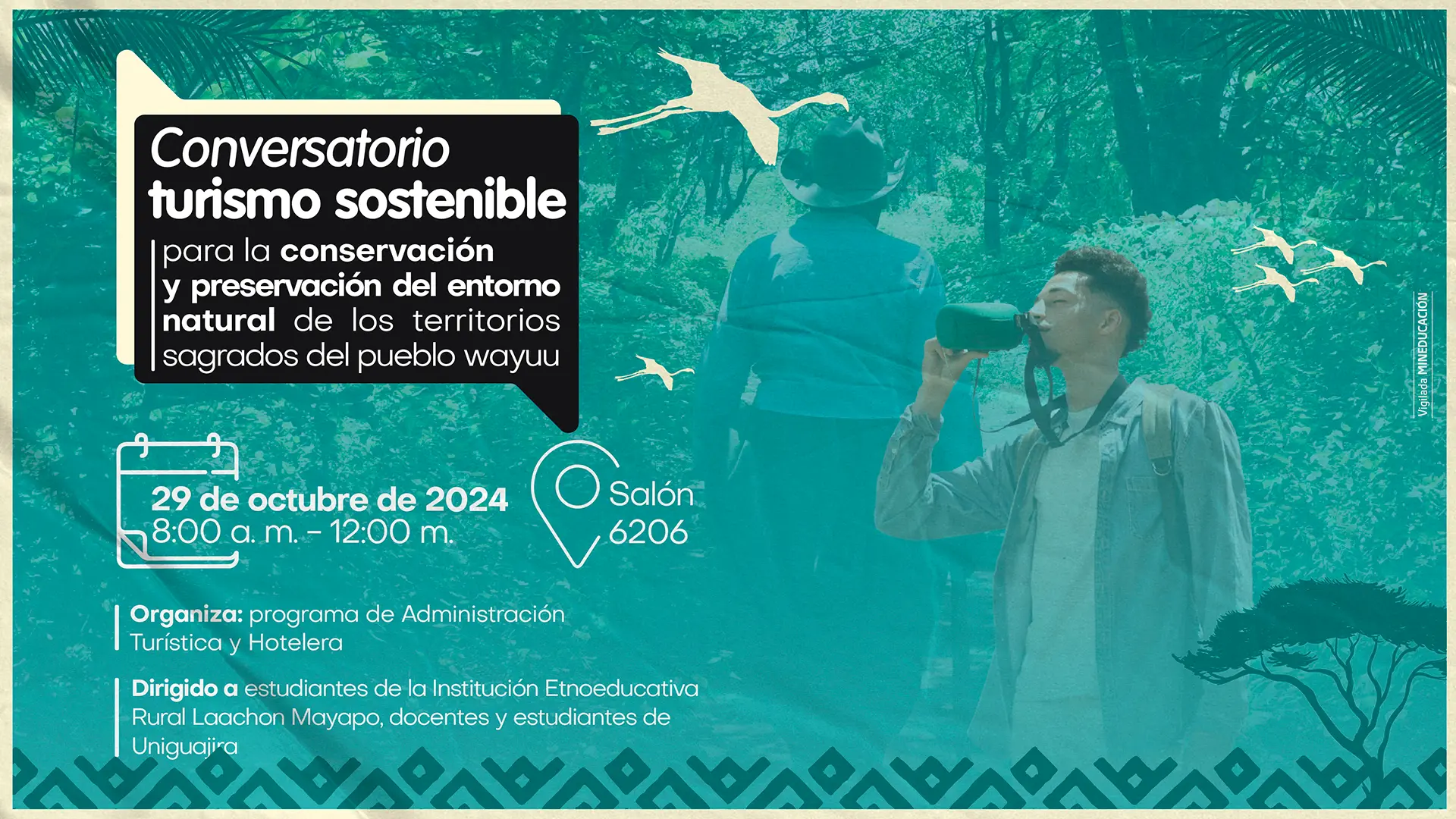 Conversatorio: turismo sostenible para la conservación y preservación del entorno natural de los territorios sagrados del pueblo wayuu