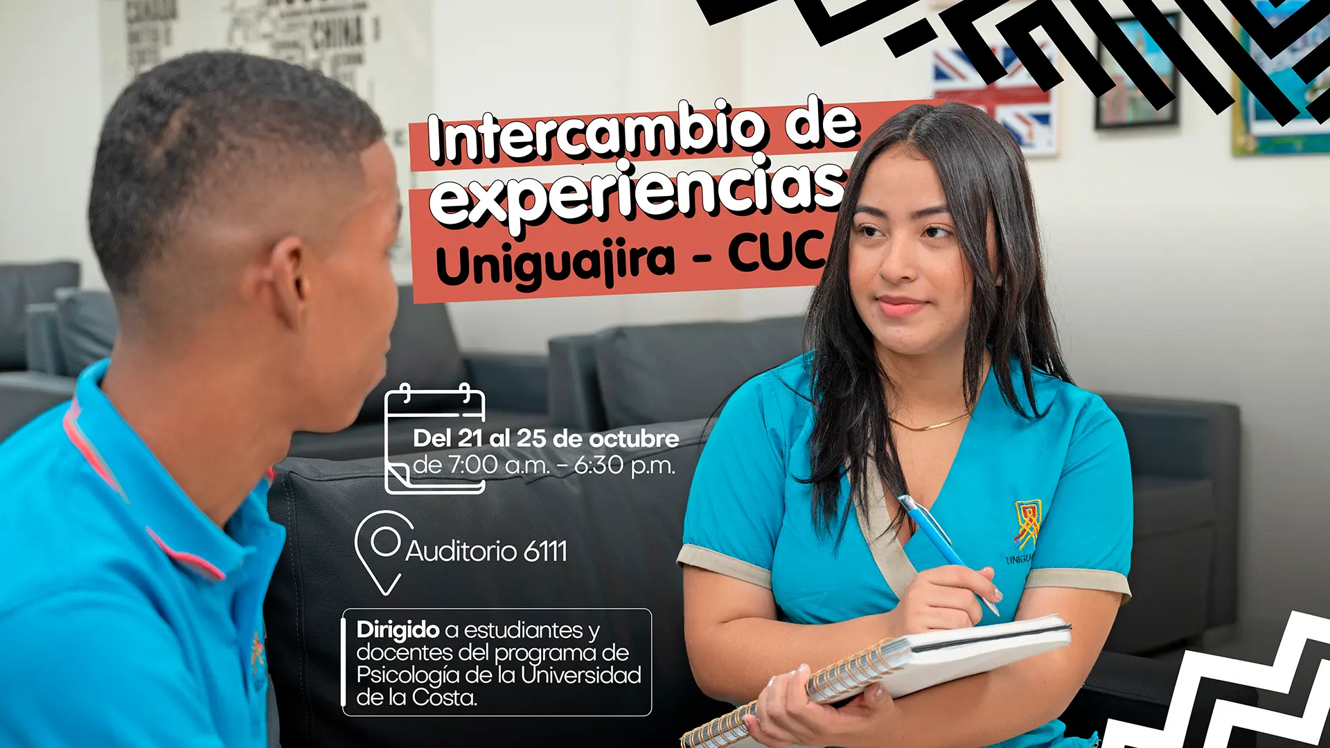 Intercambio de Experiencias Uniguajira-CUC: Psicología e Interculturalidad, Abordaje desde la Investigación, Extensión y la Praxis