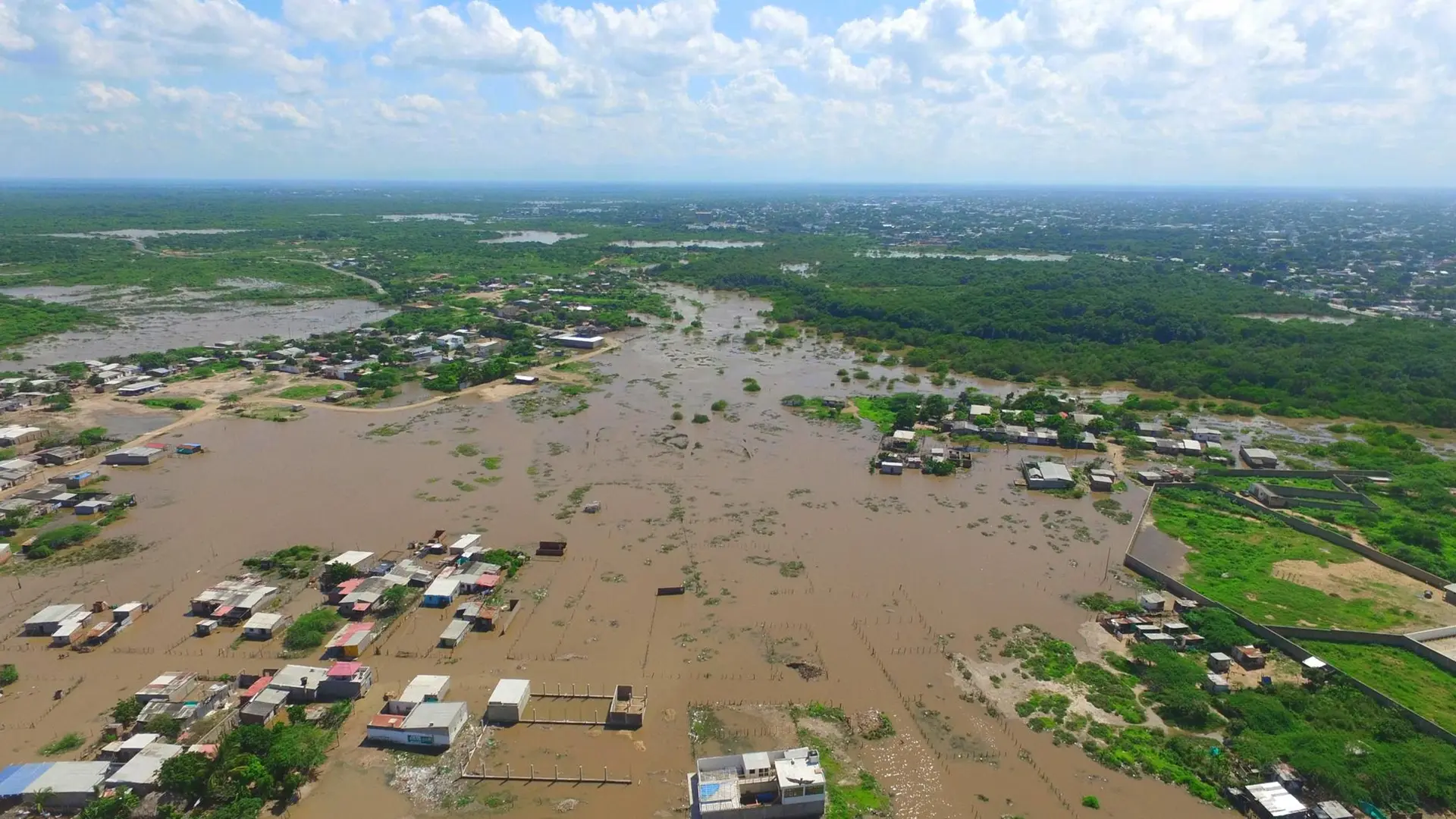 Inundaciones en la zona periurbana de Riohacha: de graves a críticas