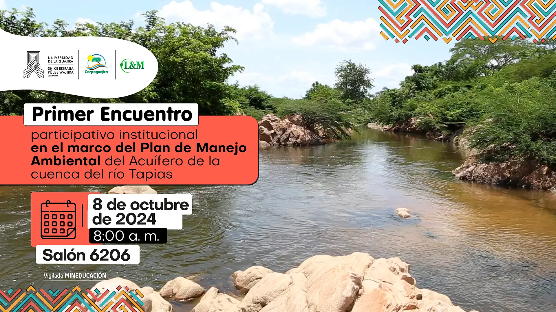 Primer Encuentro participativo institucional en el marco del Plan de Manejo Ambiental del Acuífero de la cuenca del río Tapias