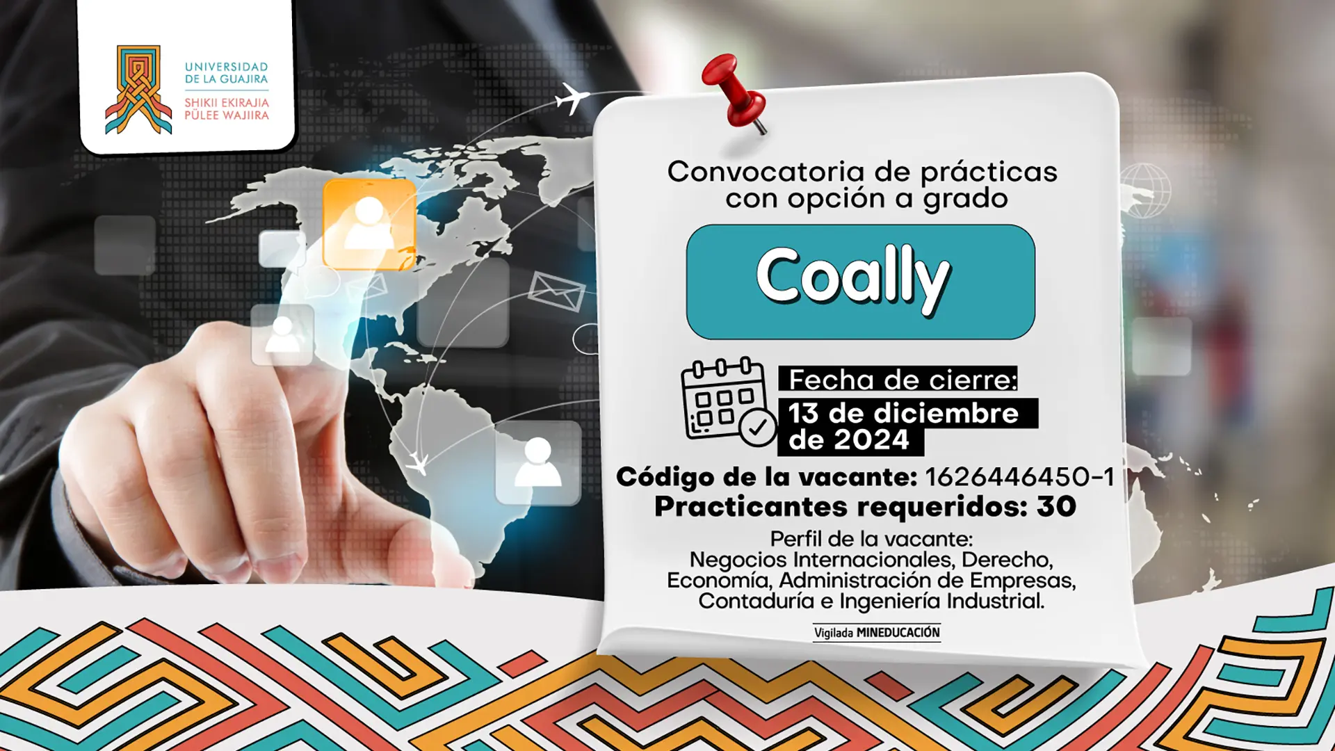 Convocatoria de Prácticas con Opción a Grado - Coally