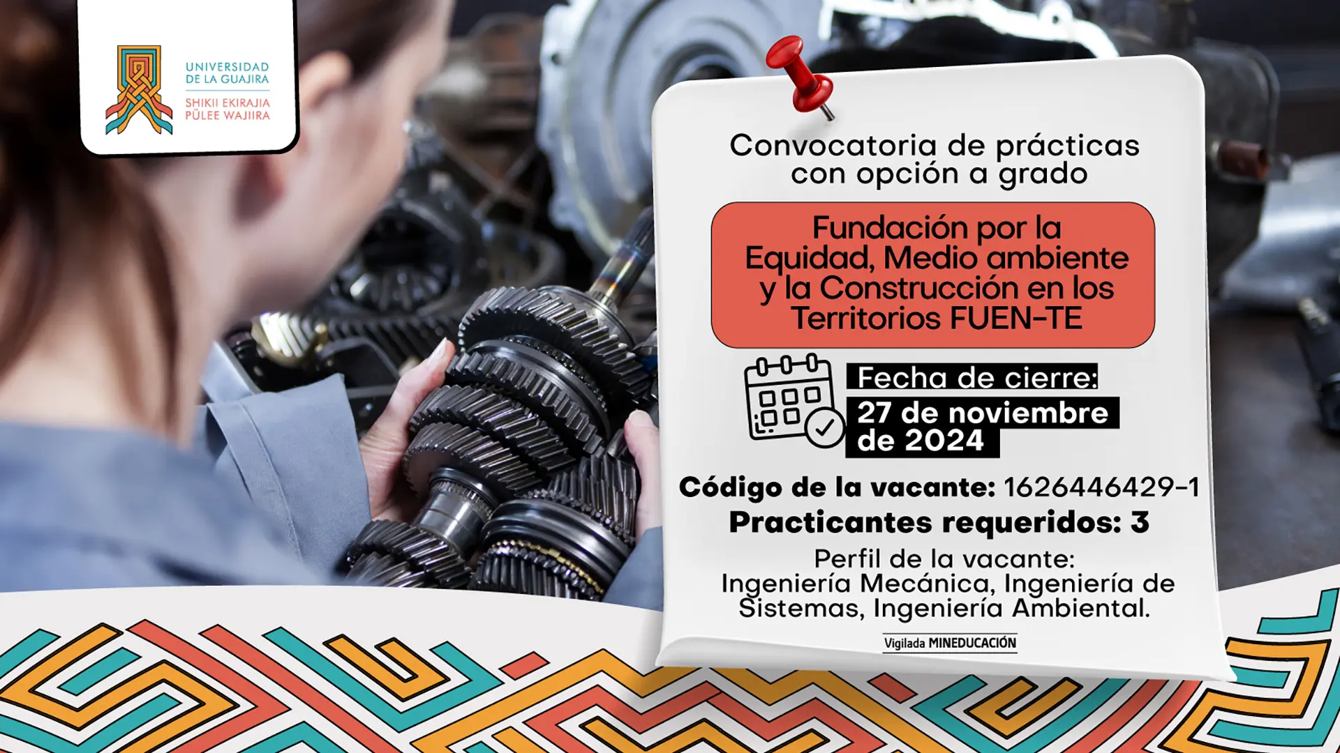 Convocatoria de Prácticas con Opción a Grado - FUN-TE