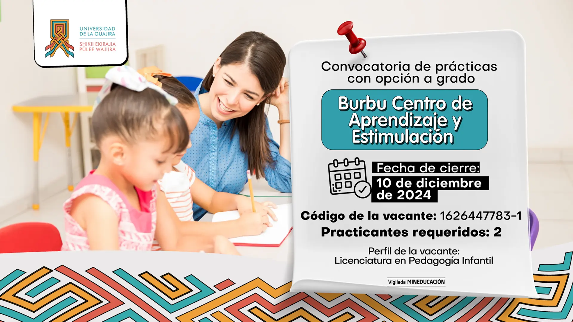 Convocatoria de Prácticas con Opción a Grado - Burbu Centro de Aprendizaje y Estimulación