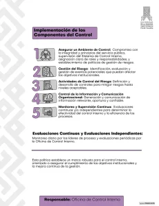 Implementacion de los componentes de control