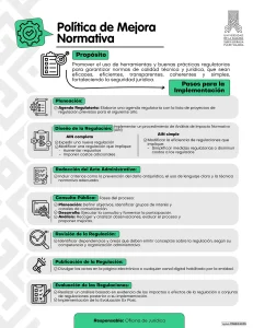Política de mejora normativa
