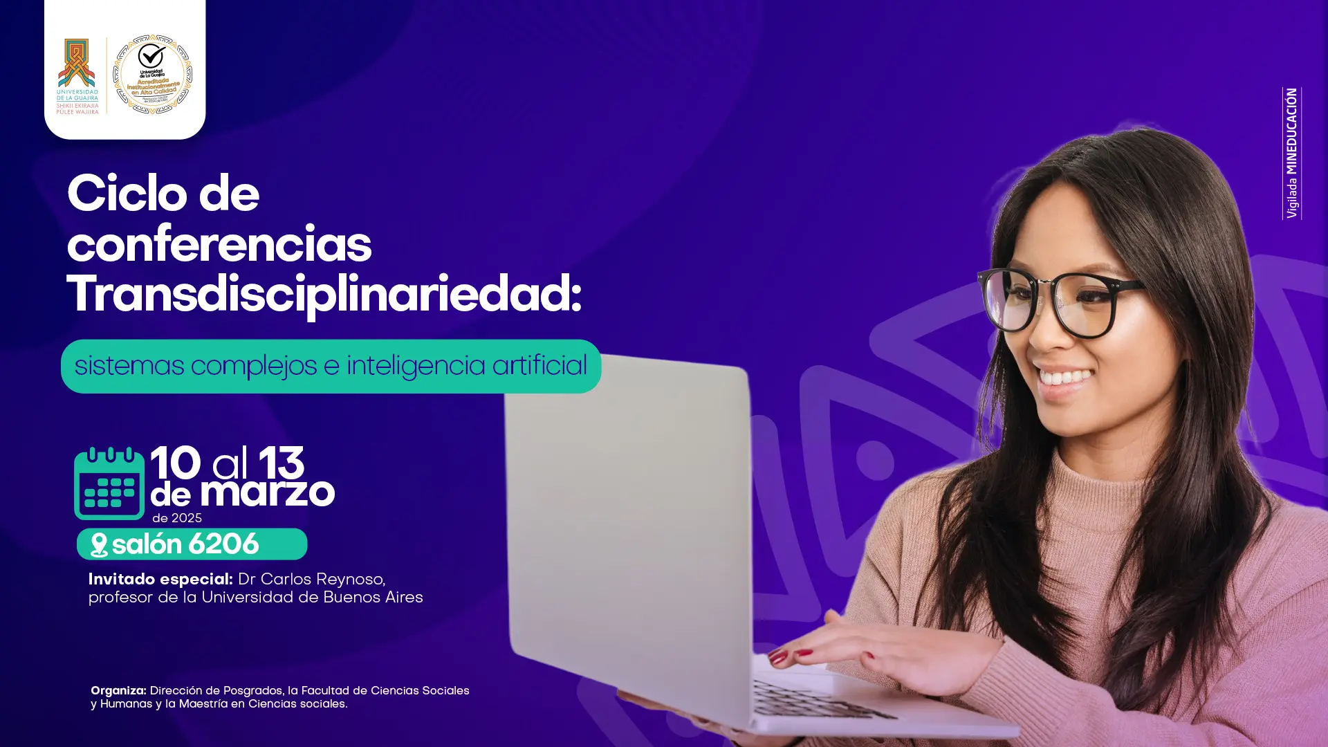 Ciclo de conferencias Transdisciplinariedad: sistemas complejos e inteligencia artificial