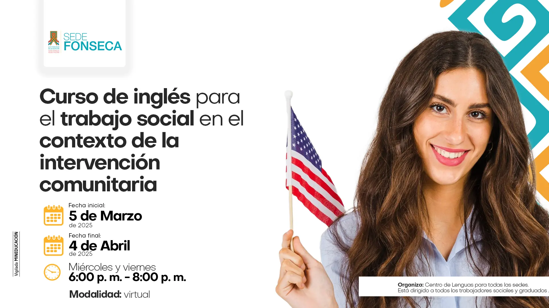 Curso en inglés para el trabajo social en el contexto de la intervención comunitaria.