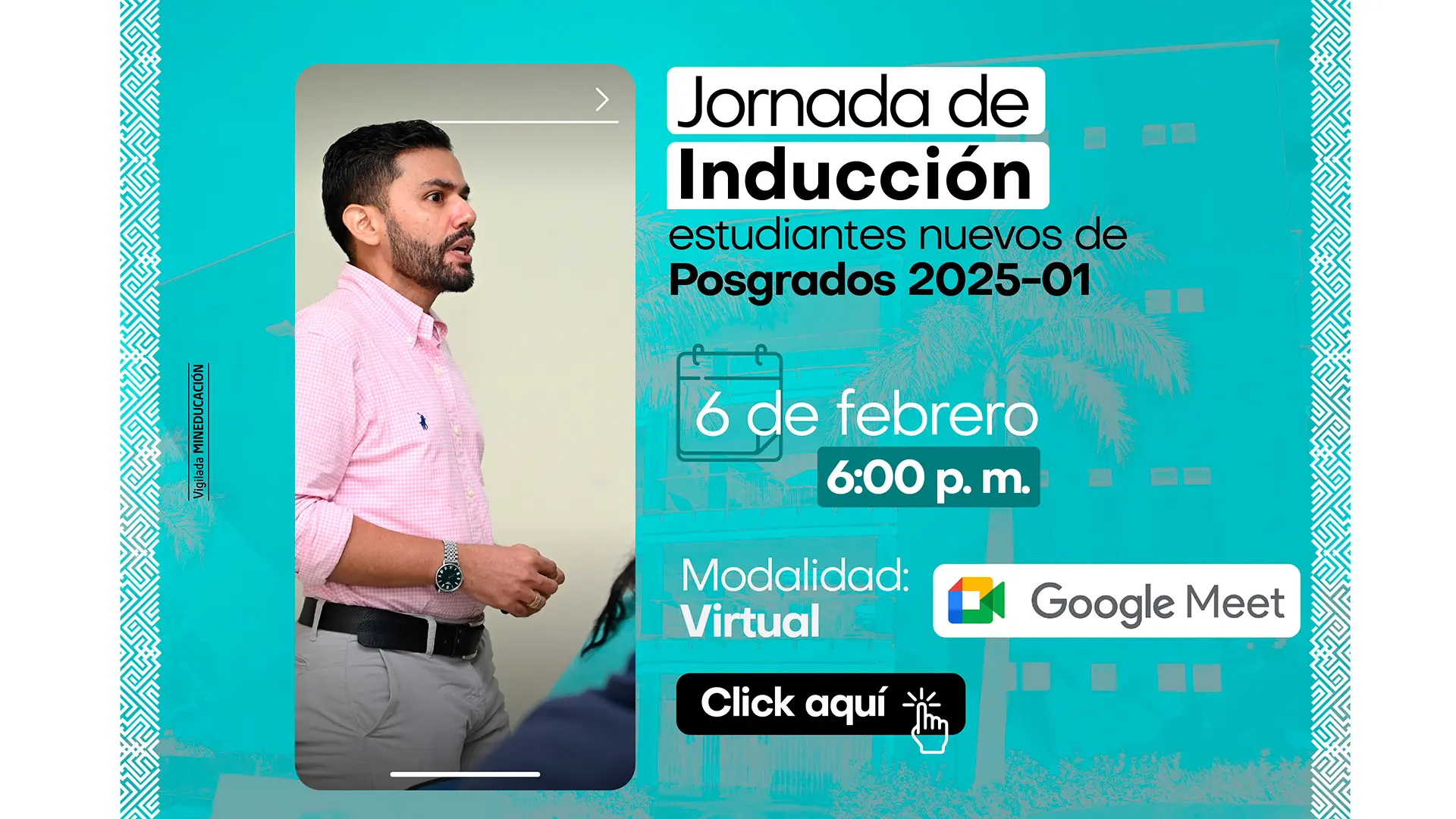 Jornada de inducción de estudiantes nuevos de posgrados 2025-1