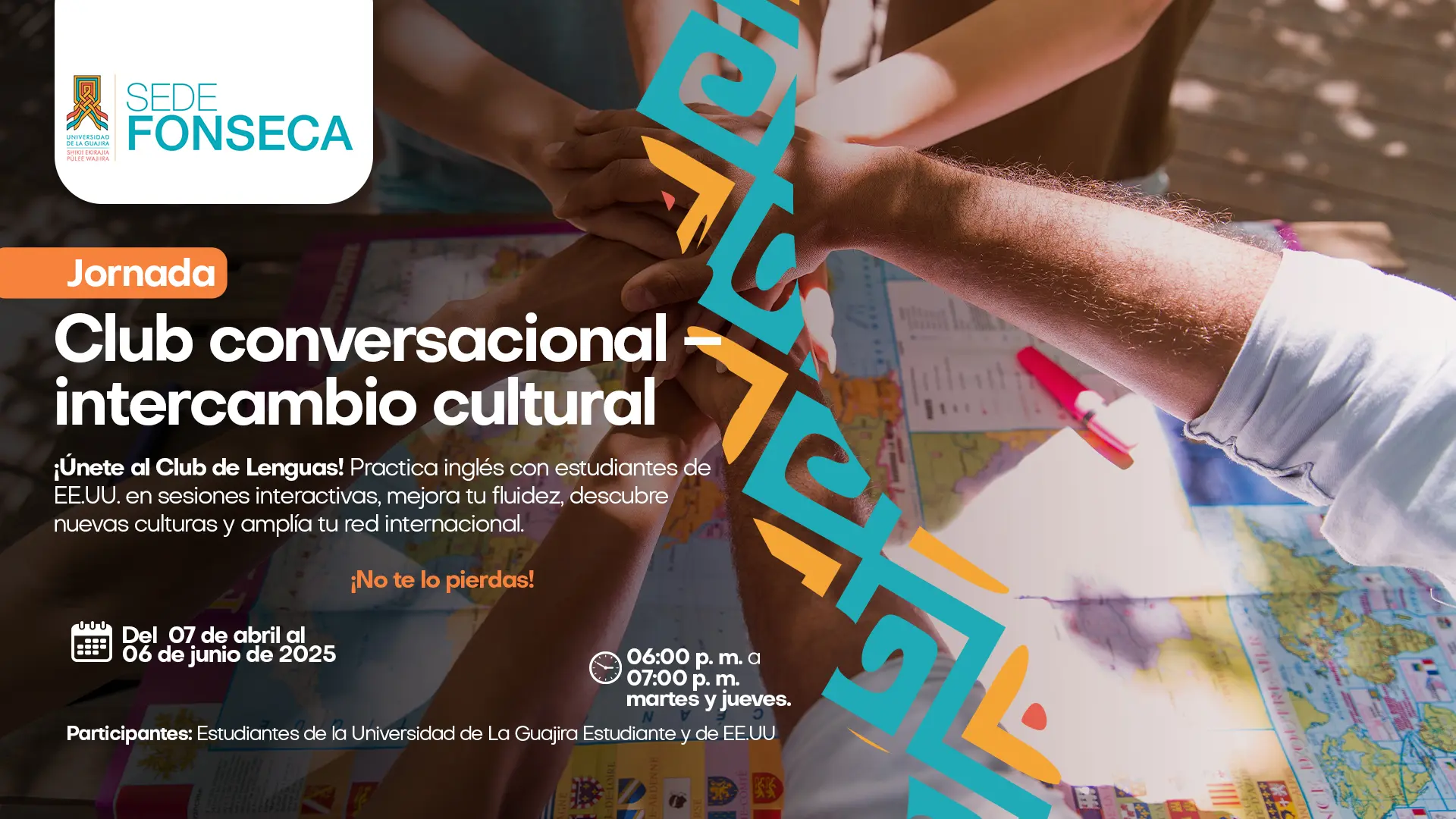 Club conversacional de intercambio cultural