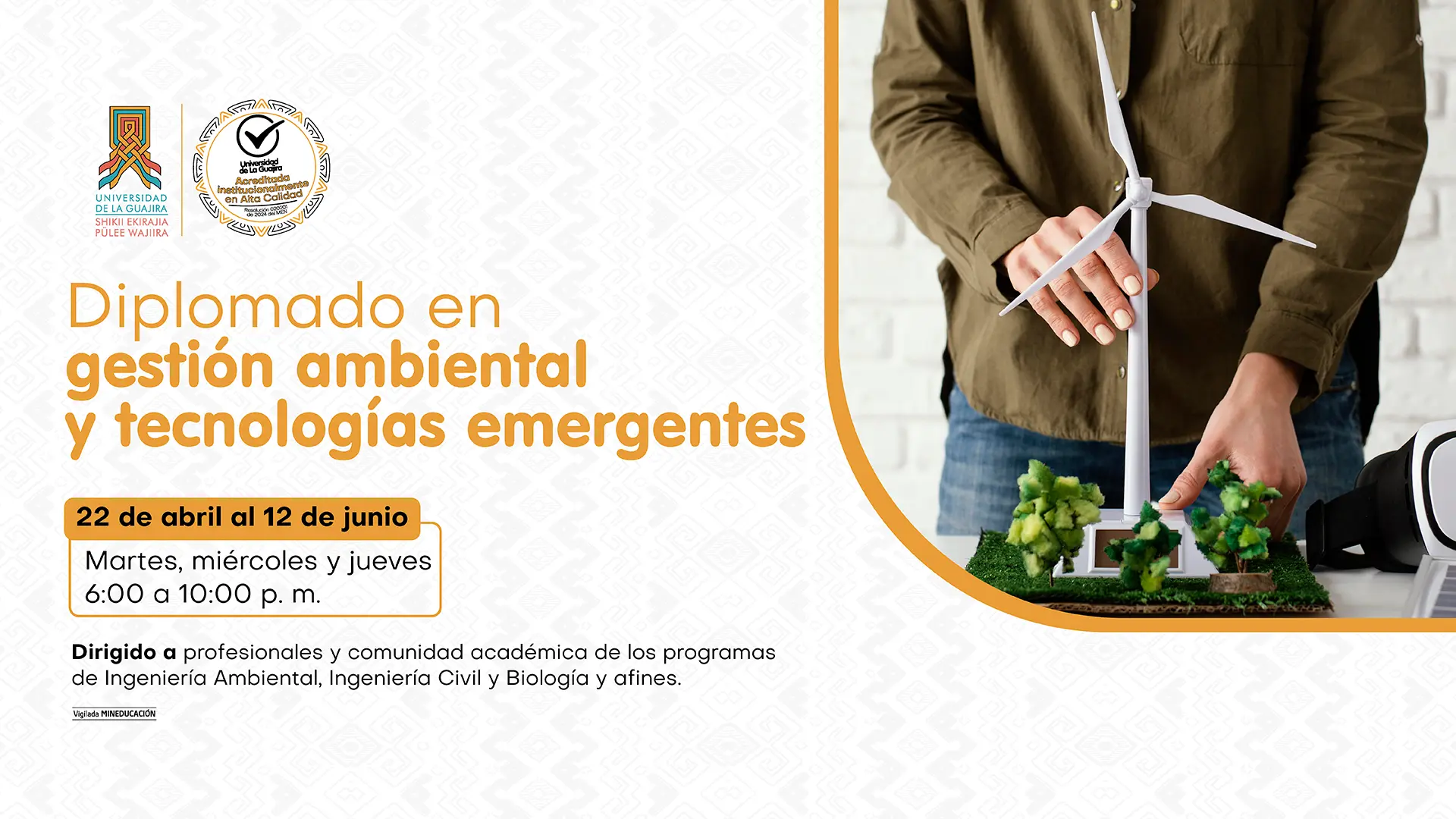 Diplomado en gestión ambiental y tecnologías emergentes