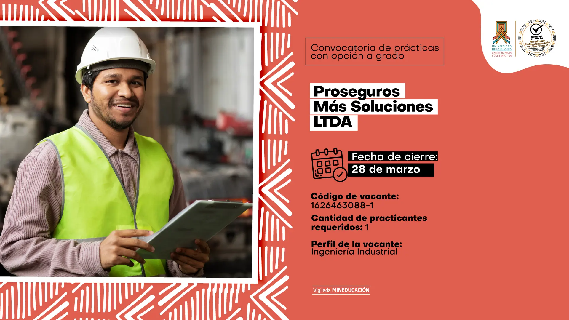 Prácticas Académicas con opción a grado – Proseguros