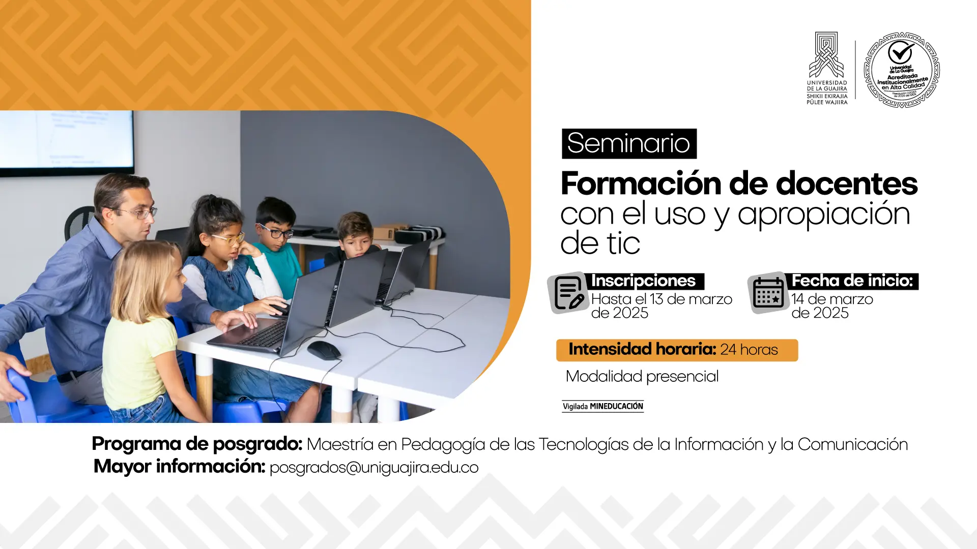 Seminario Formación de docentes con el uso y apropiación de TIC