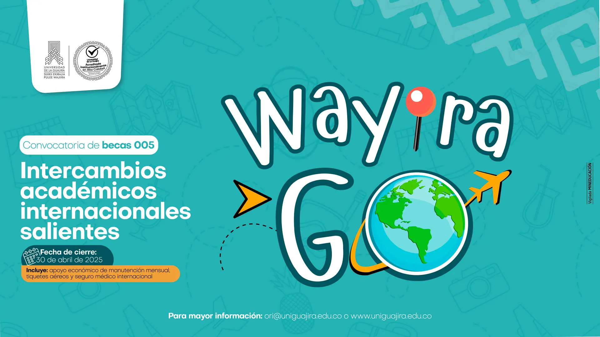 Convocatoria de becas 005 Wayira Go