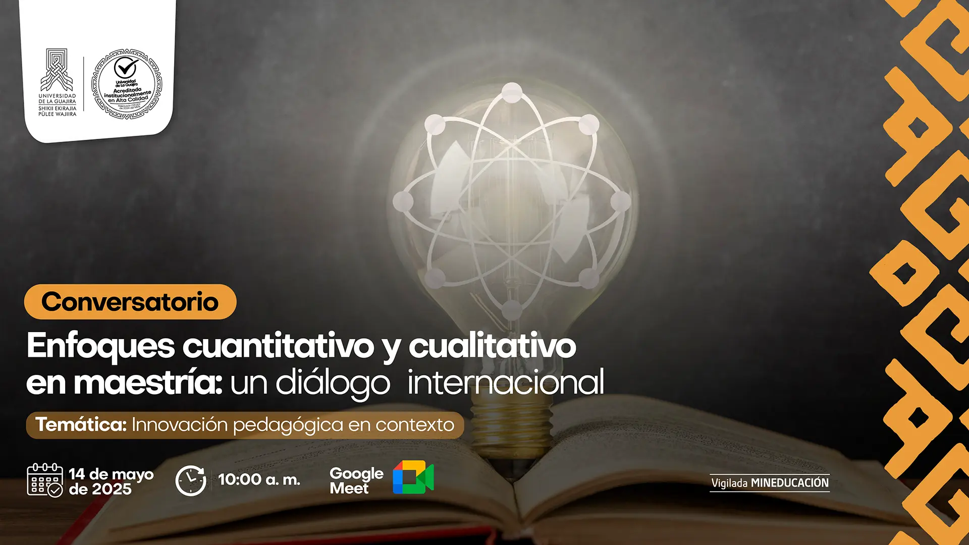 Conversatorio: explorando la investigación y profundización en Maestría: enfoques cuantitativo y cualitativo en diálogo internacional