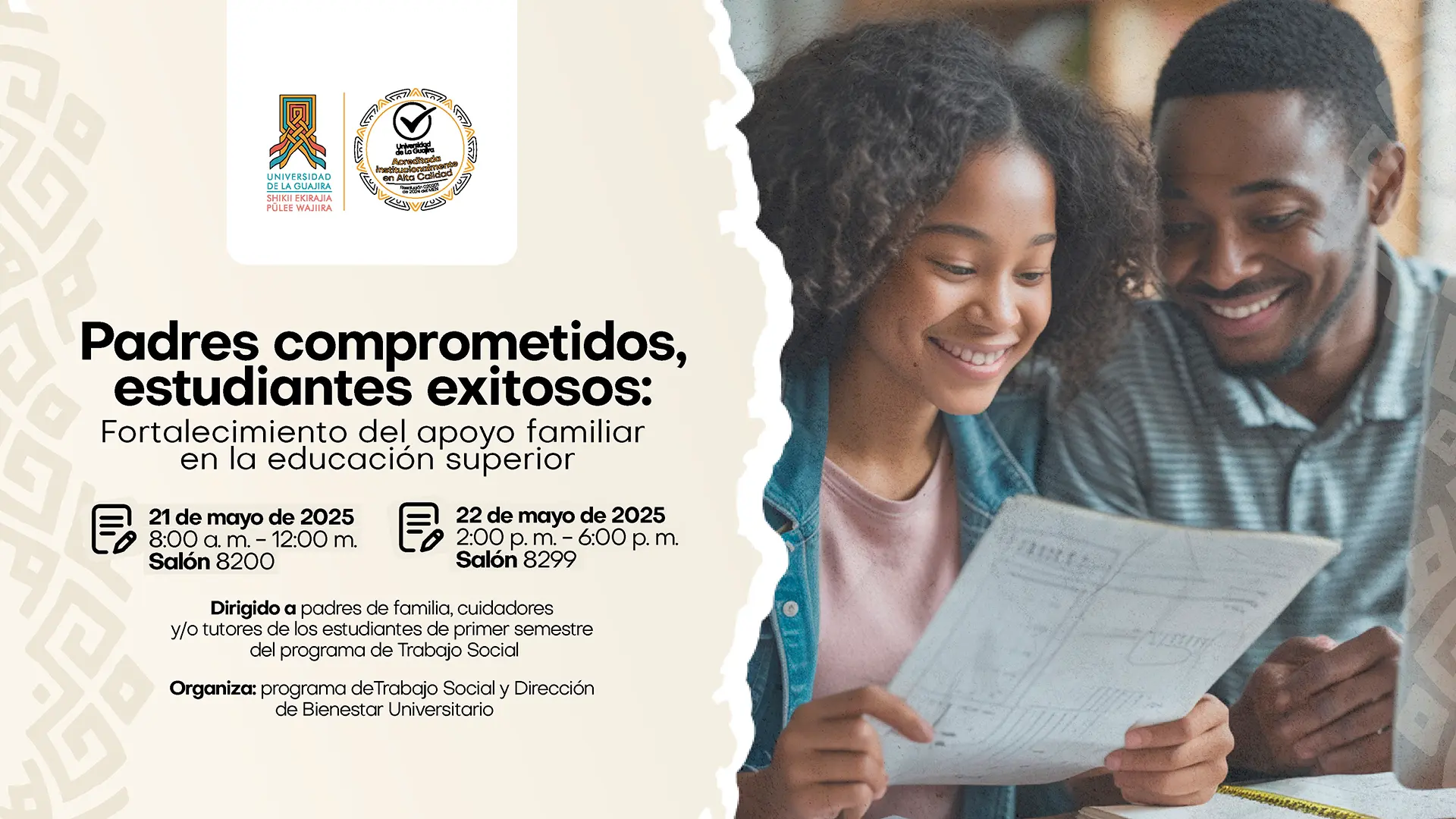Padres comprometidos, estudiantes exitosos: Fortalecimiento del apoyo familiar en la educación superior