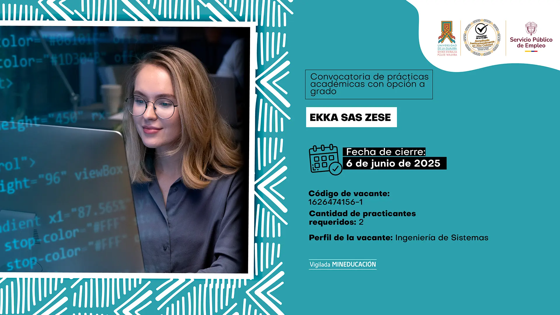 Prácticas Académicas con opción a grado – EKKA SAS ZESE (Ingeniería de Sistemas)