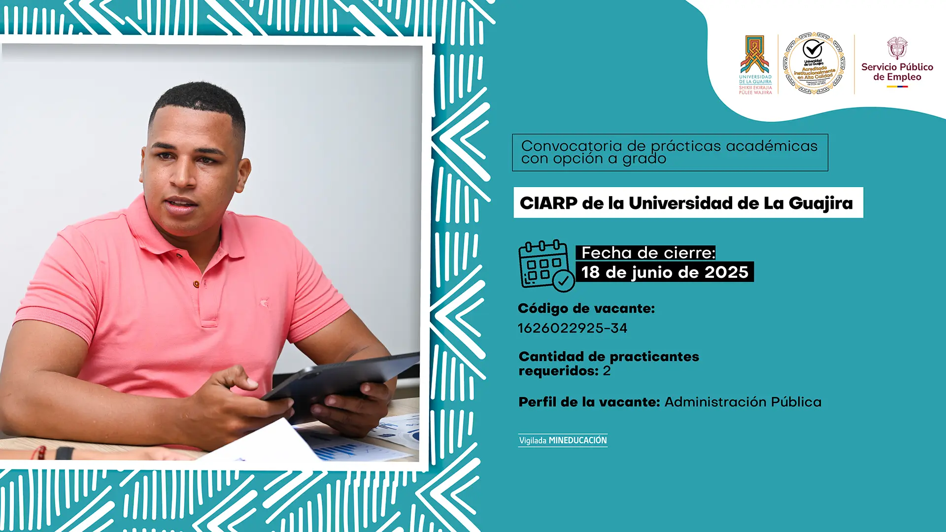 Prácticas Académicas con opción a grado – CIARP de La Universidad de La Guajira