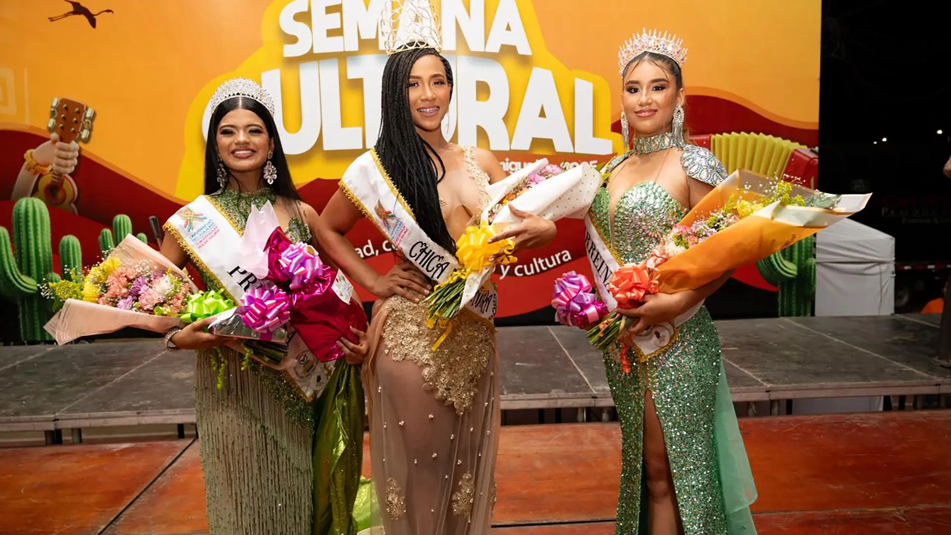 Corte real del Certamen Chica Uniguajira 2025.